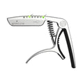 GT-100 2-in-1 Guitar Capo Tuner Multi-functional Zinc Alloy Built-in Rechargeable Battery RGB LED Indicators