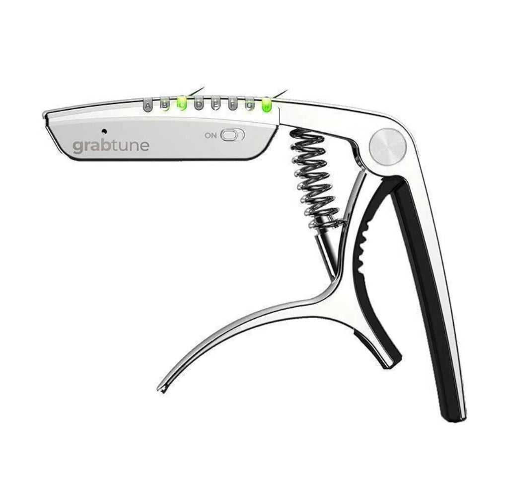 GT-100 2-in-1 Guitar Capo Tuner Multi-functional Zinc Alloy Built-in Rechargeable Battery RGB LED Indicators