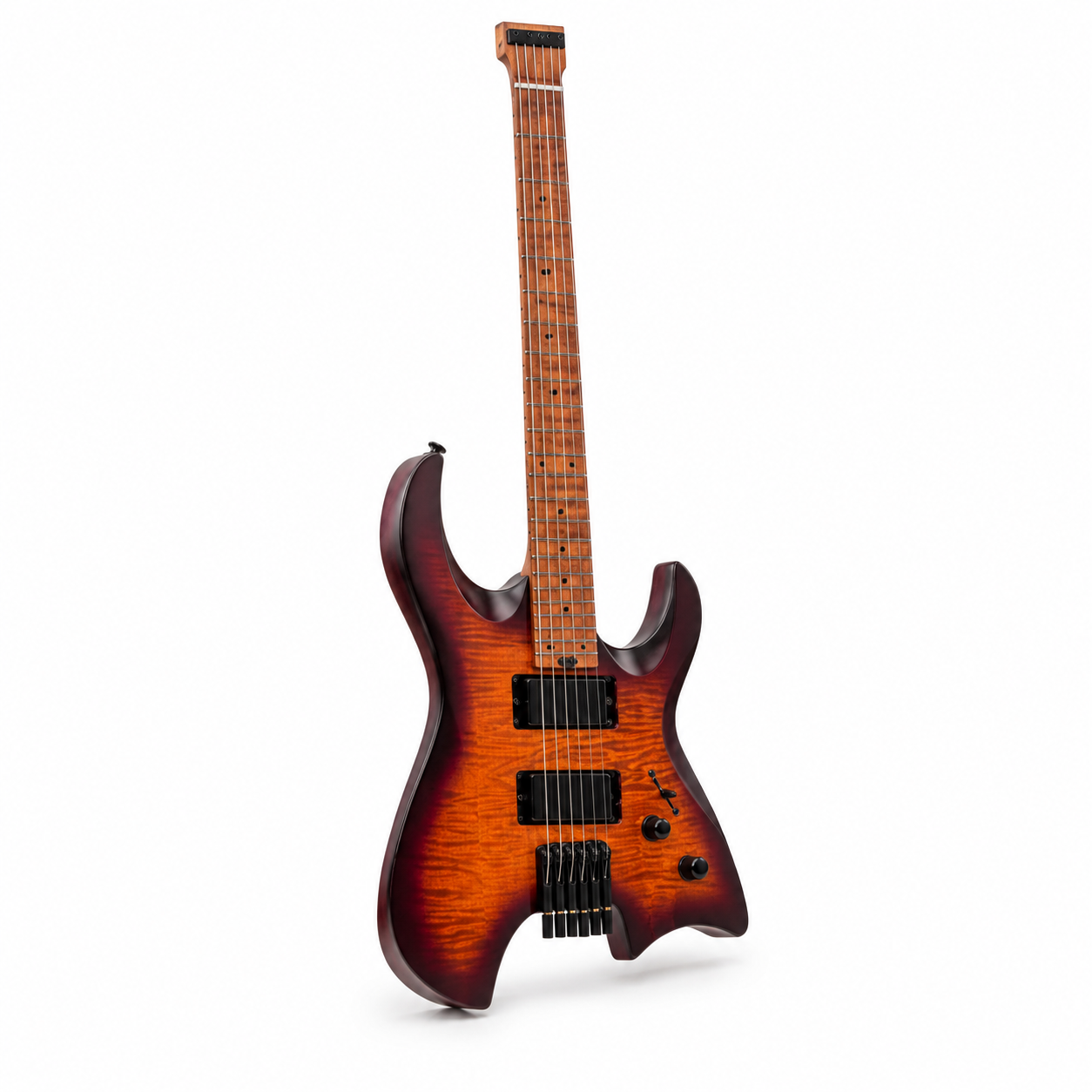 Headless Electric Guitar – Swamp Ash & Mahogany Body