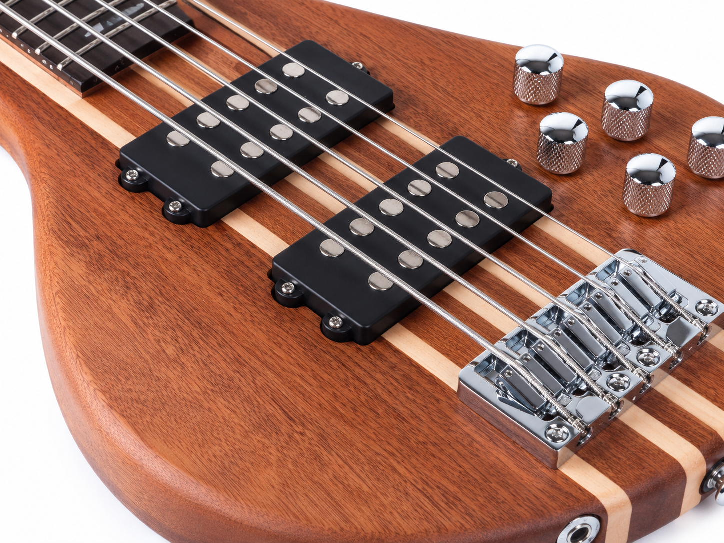 5-String Active Electric Bass – Neck-Through Body