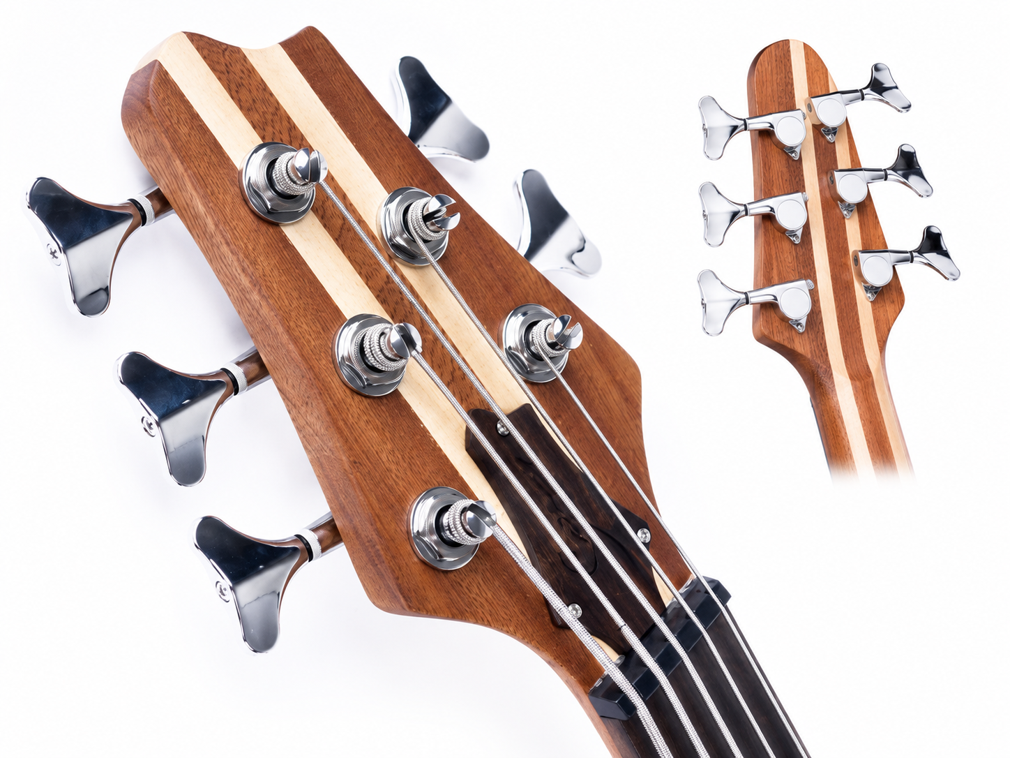 5-String Active Electric Bass – Neck-Through Body