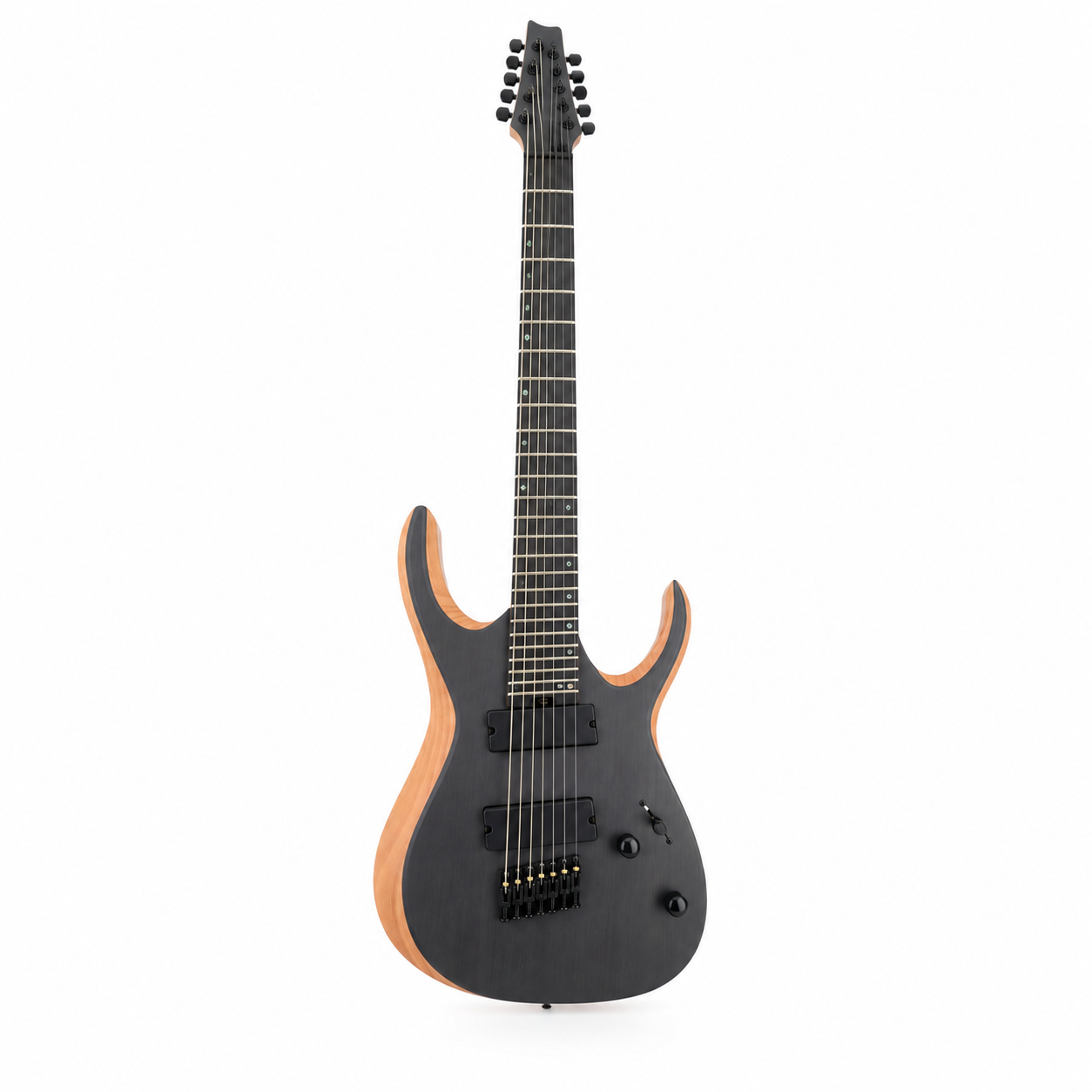 Oblique 7-String Electric Guitar – Modern Rock Design