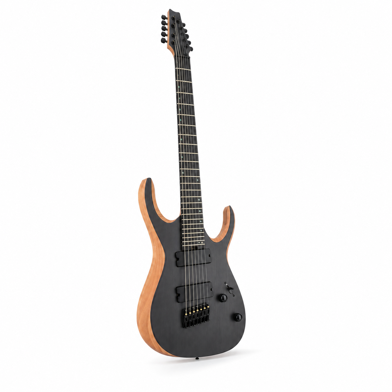 Oblique 7-String Electric Guitar – Modern Rock Design