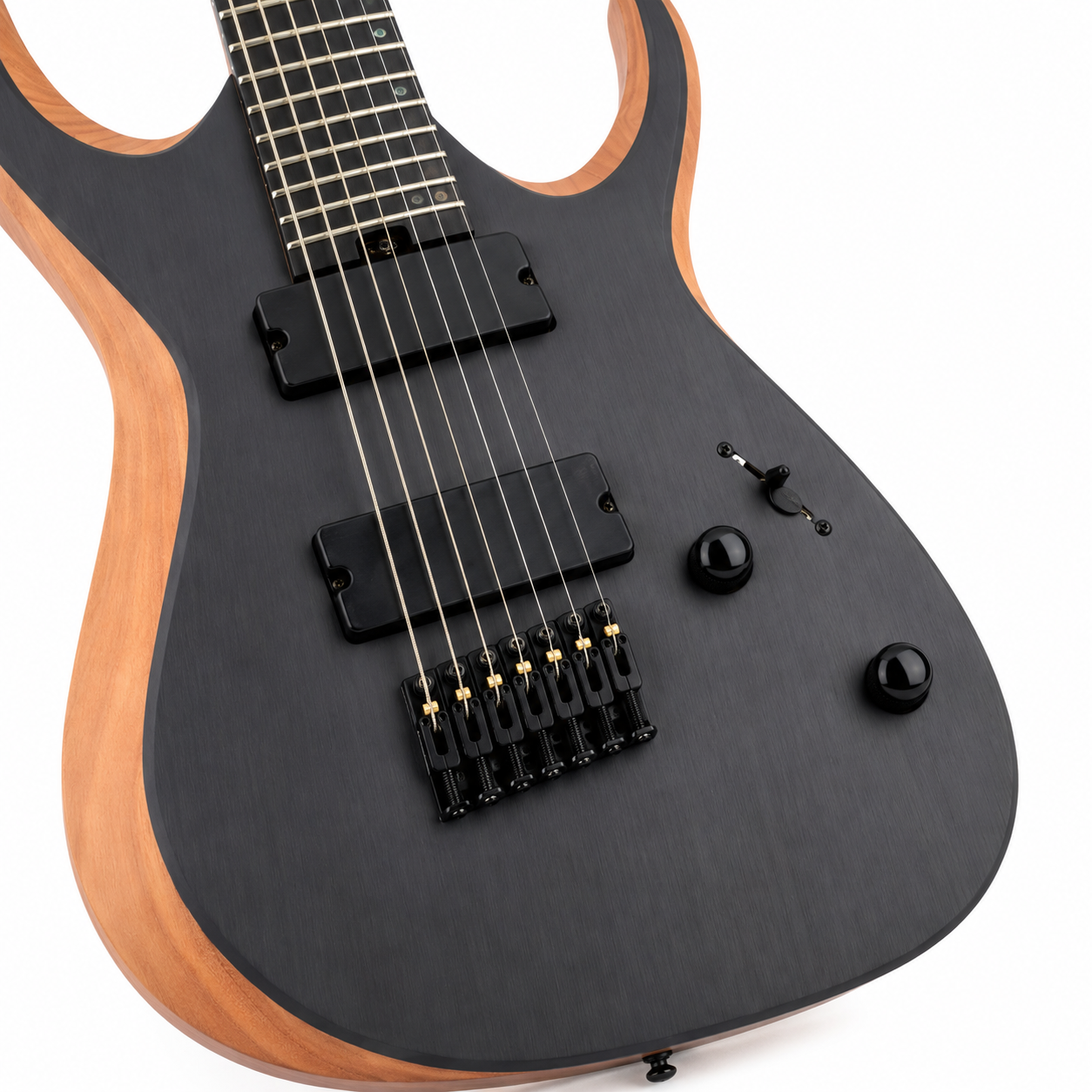 Oblique 7-String Electric Guitar – Modern Rock Design