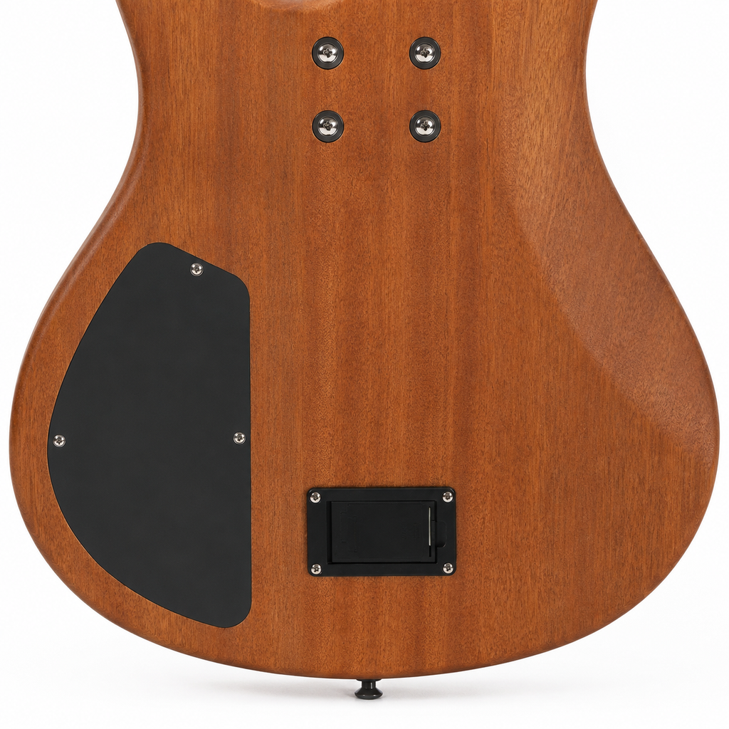 Bullfighter DB-5 5-String Electric Bass – Natural Rosewood Top