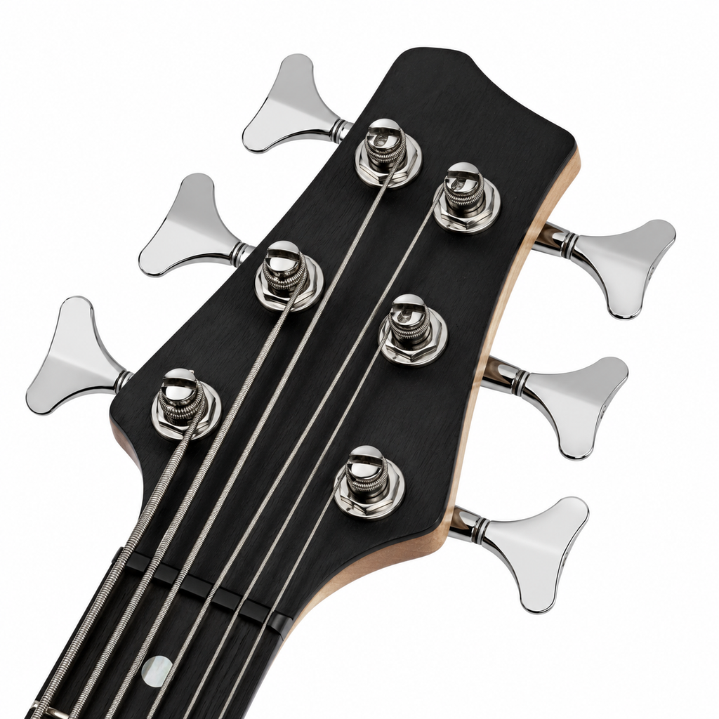 Bullfighter DB-5 5-String Electric Bass – Natural Rosewood Top