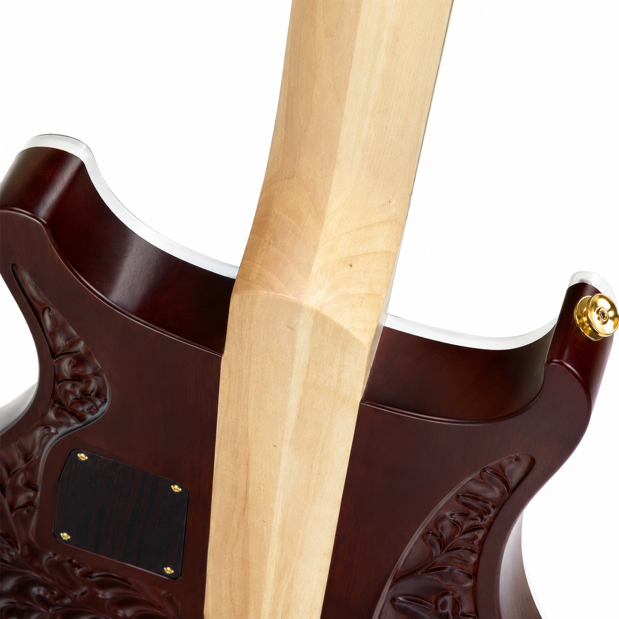 4003-Style Carved Electric Bass – Brown Finish
