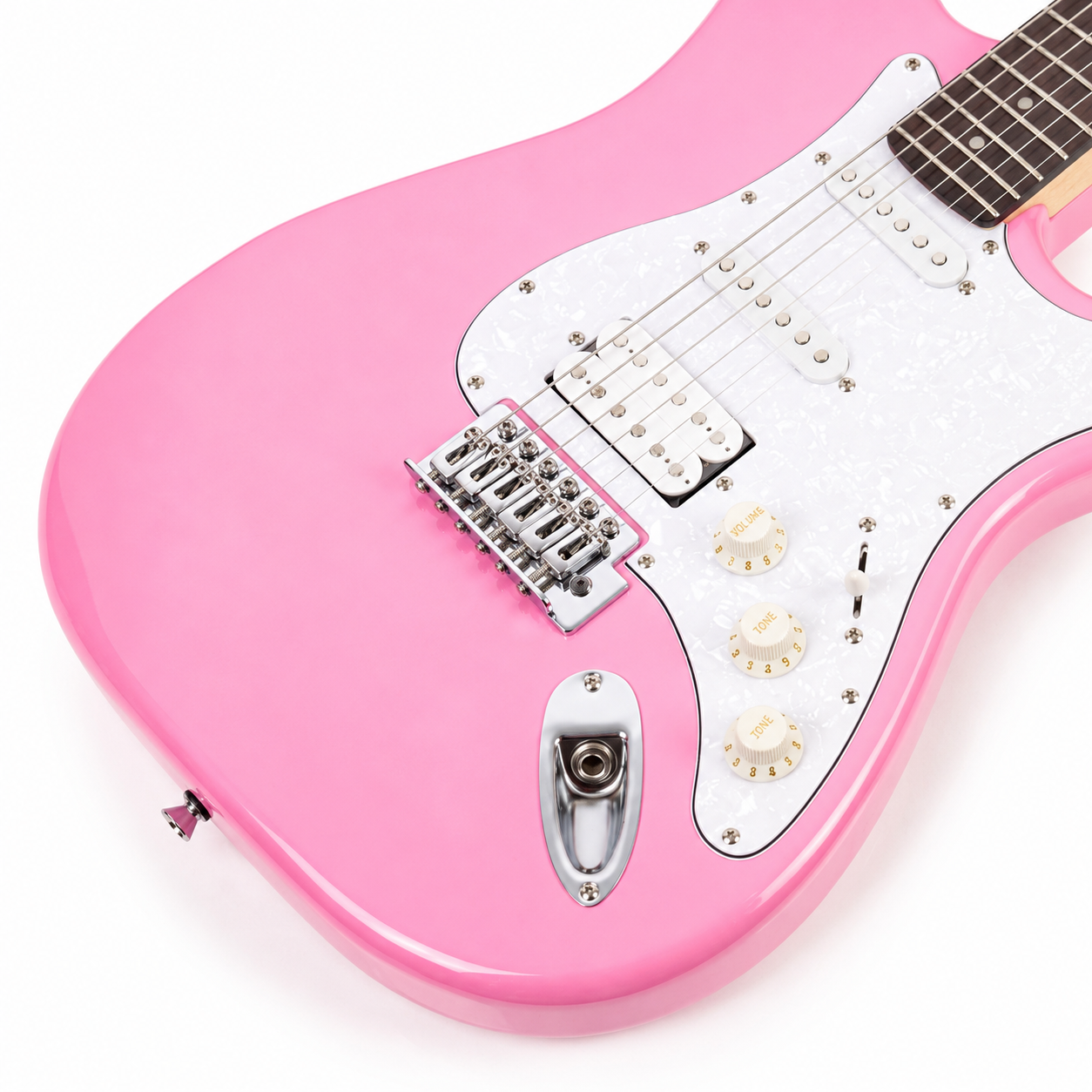 GALYDA 39-Inch HSS Electric Guitar Kit – Gloss Finish