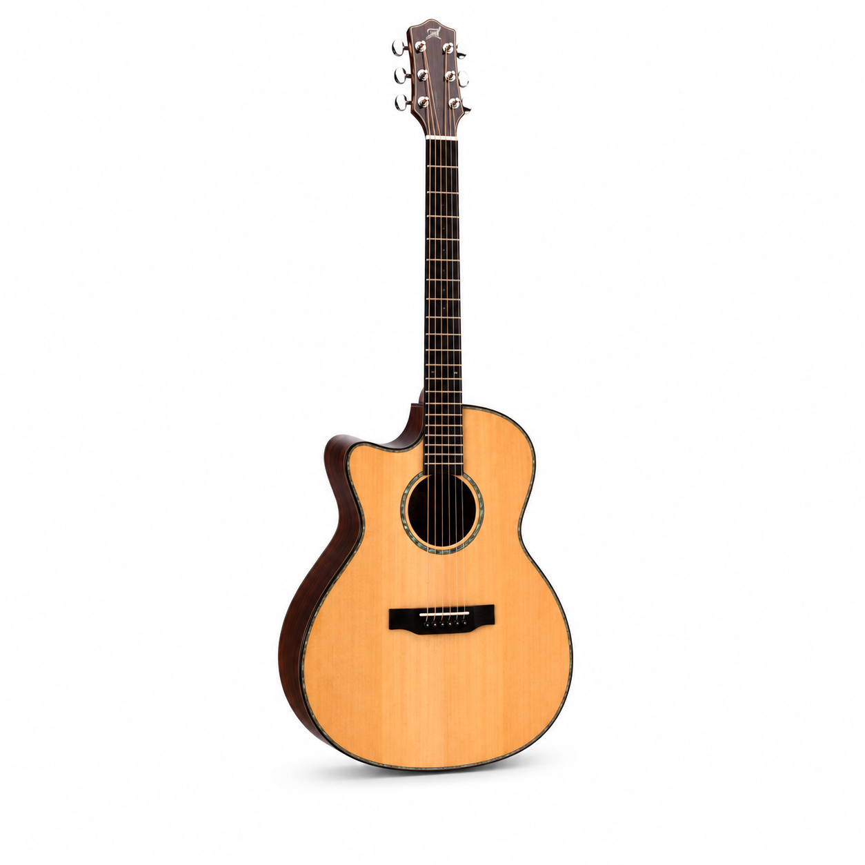 41-Inch Left-Handed Acoustic Guitar | Solid Top & Rosewood Finish
