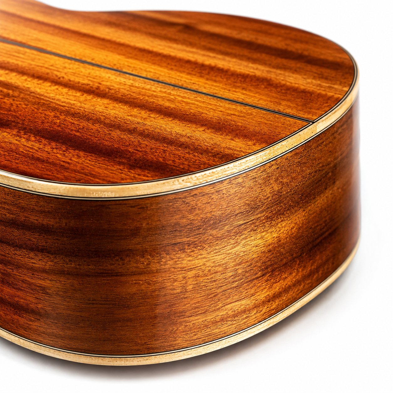 40-Inch Handmade All-Solid Mahogany Acoustic Guitar
