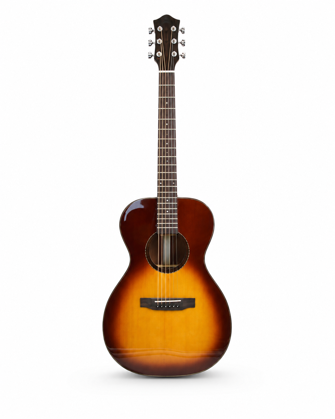 38" Handmade 000 Acoustic Guitar | All-Solid Spruce & Mahogany | Gloss Finish | High-Quality Fingerstyle Guitar