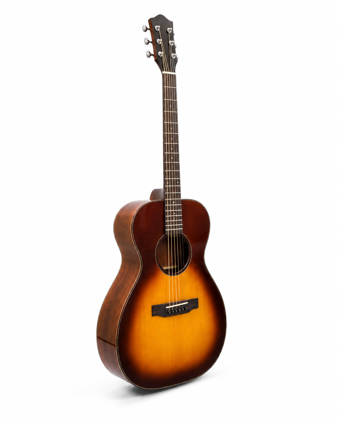 38" Handmade 000 Acoustic Guitar | All-Solid Spruce & Mahogany | Gloss Finish | High-Quality Fingerstyle Guitar