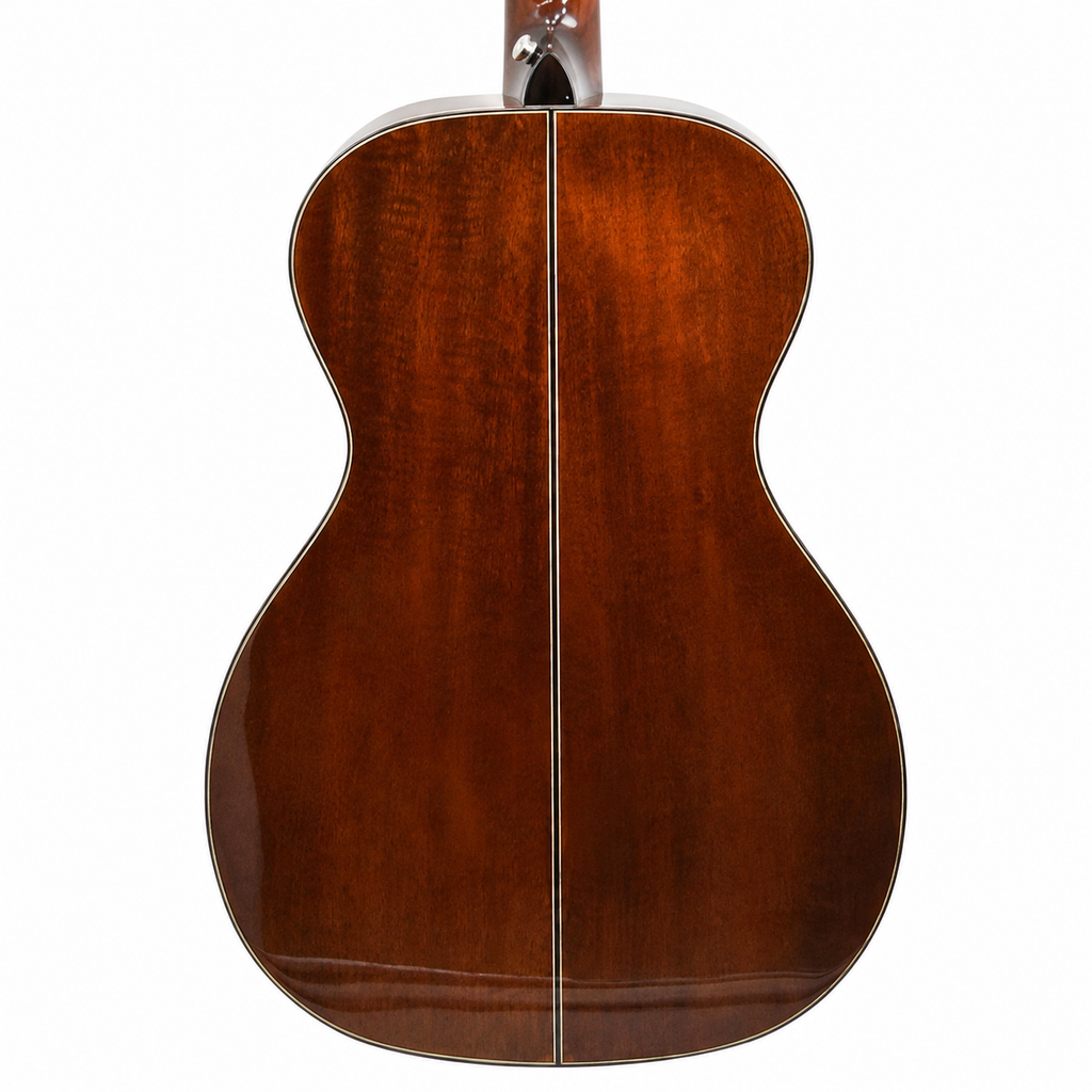 38" Handmade 000 Acoustic Guitar | All-Solid Spruce & Mahogany | Gloss Finish | High-Quality Fingerstyle Guitar