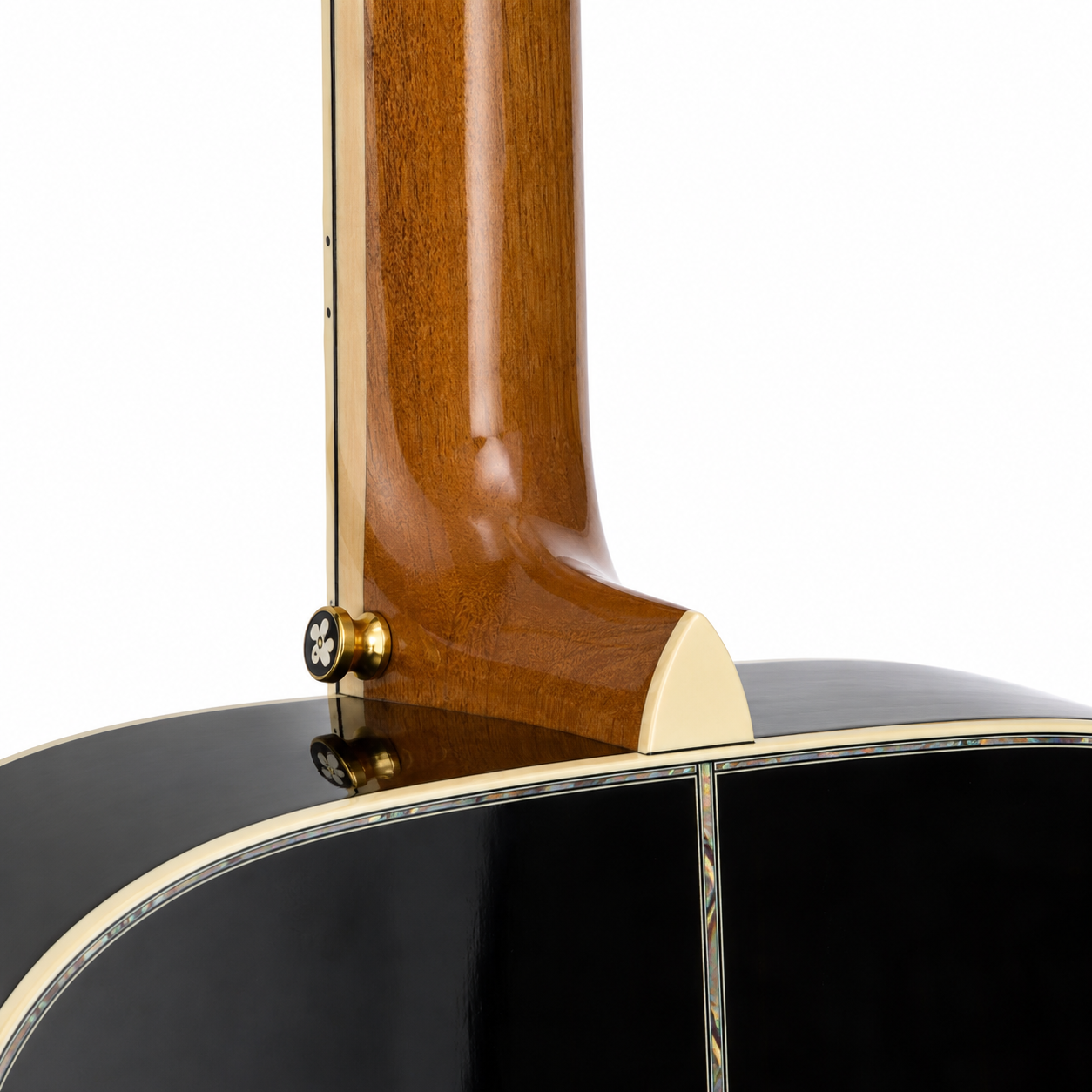 Luthier Brand Y1100 Professional All-Solid Dreadnought Acoustic Guitar – Ebony Fingerboard | Integrated Vibration Pickup | Stage & Studio Performance Ready