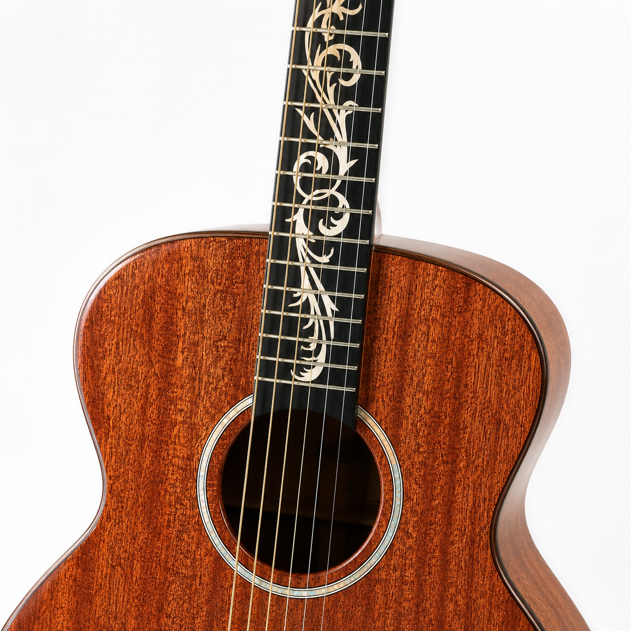 40-Inch All-Solid Mahogany Acoustic Guitar | Ready to Ship