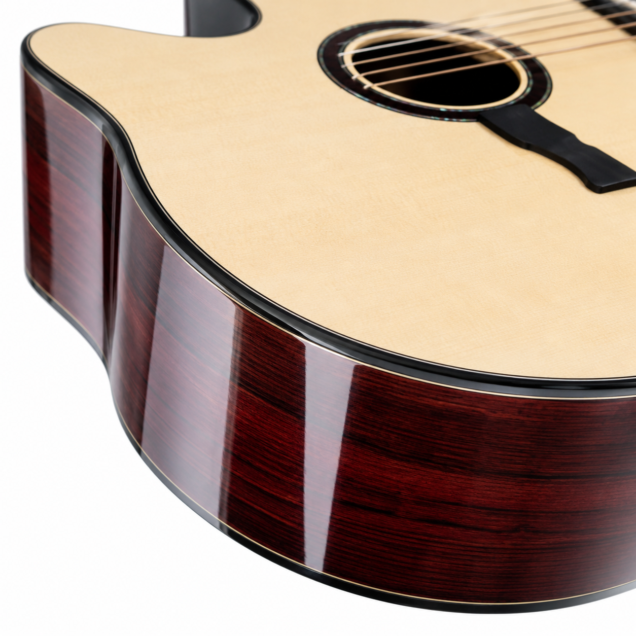 Geake S-600AC 40-Inch Acoustic Guitar | Solid Spruce Top & Rosewood Body
