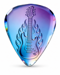 Iridescent Flame Guitar Picks Set