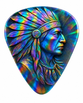 Iridescent Tribal Guitar Picks Set