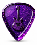 Purple Sparkle Guitar Picks