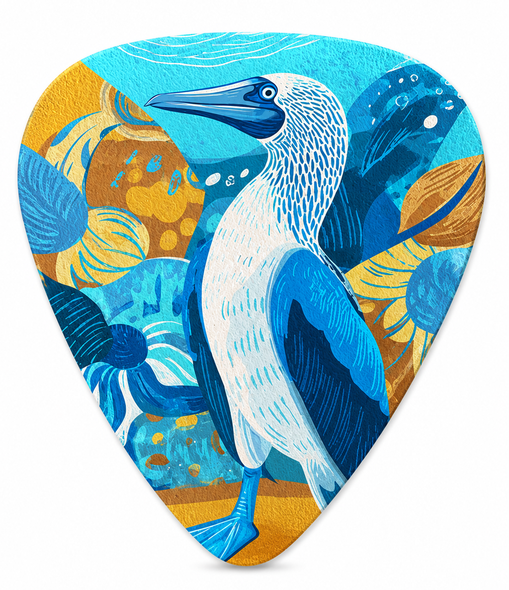 Tropical Seabird Guitar Picks Set
