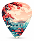 Cherry Blossom Wave Guitar Pick Set