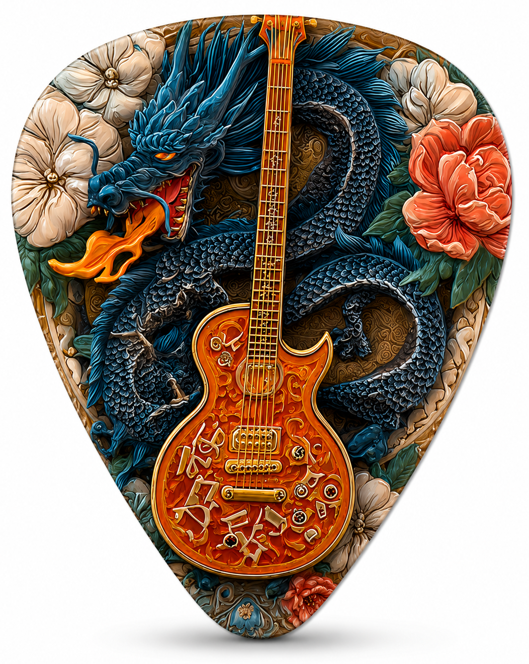 Palheta Dragon Fire Guitar