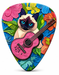 Colorful Cat Guitar Pick