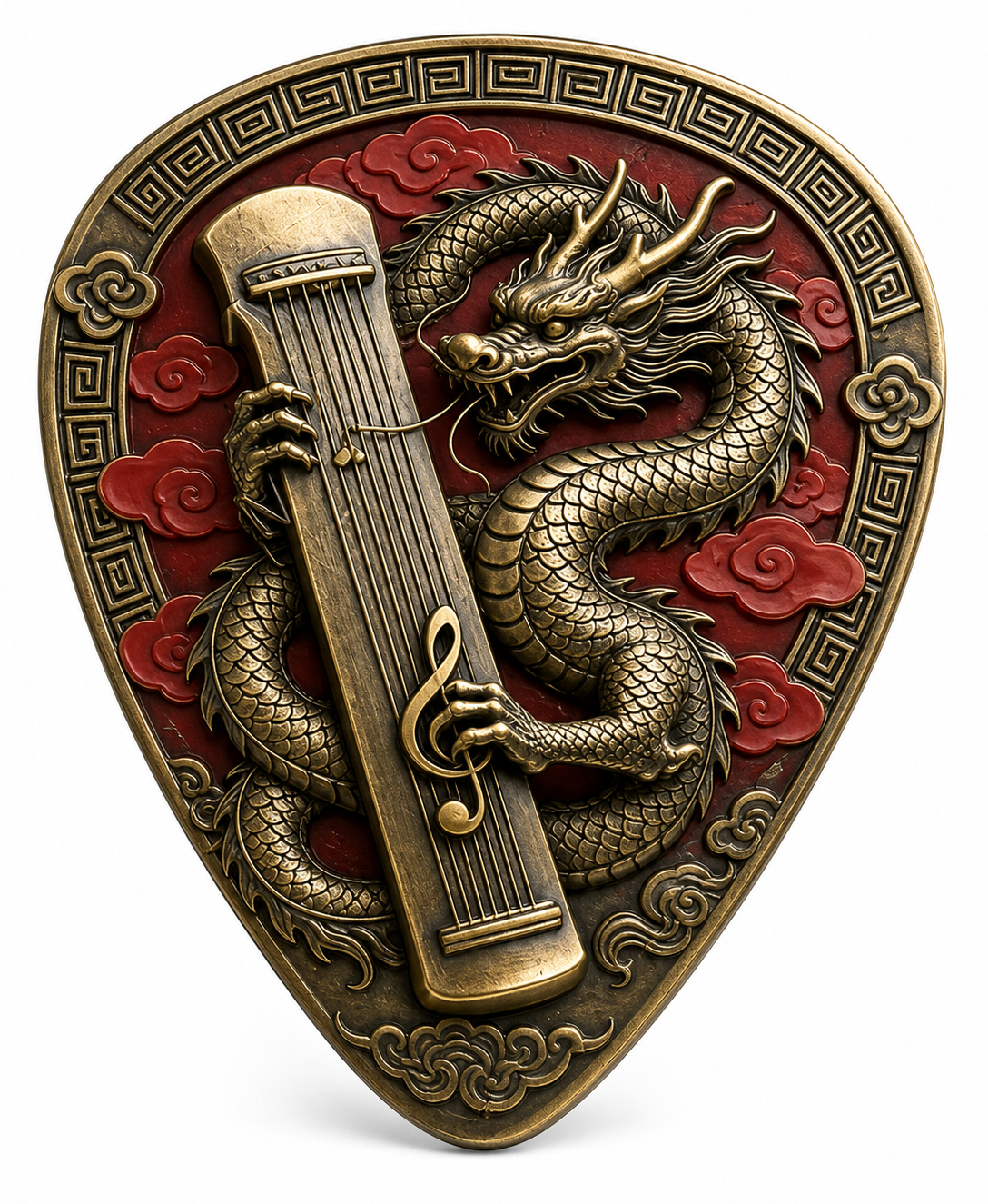 Ancient Dragon Guitar Pick Set