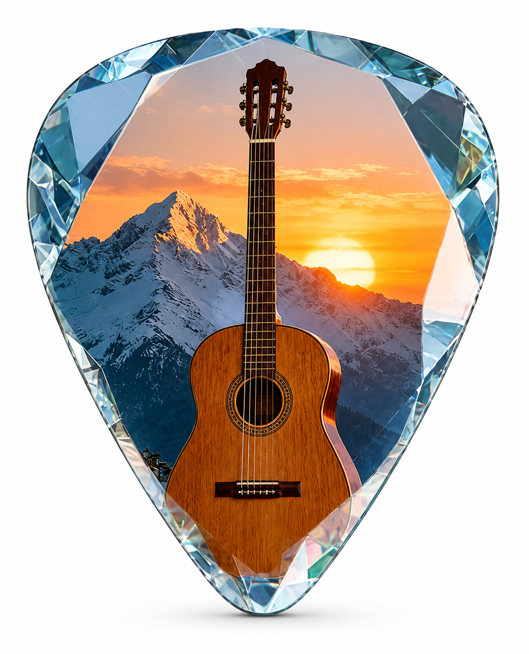 Mountain Sunset Guitar Pick Set