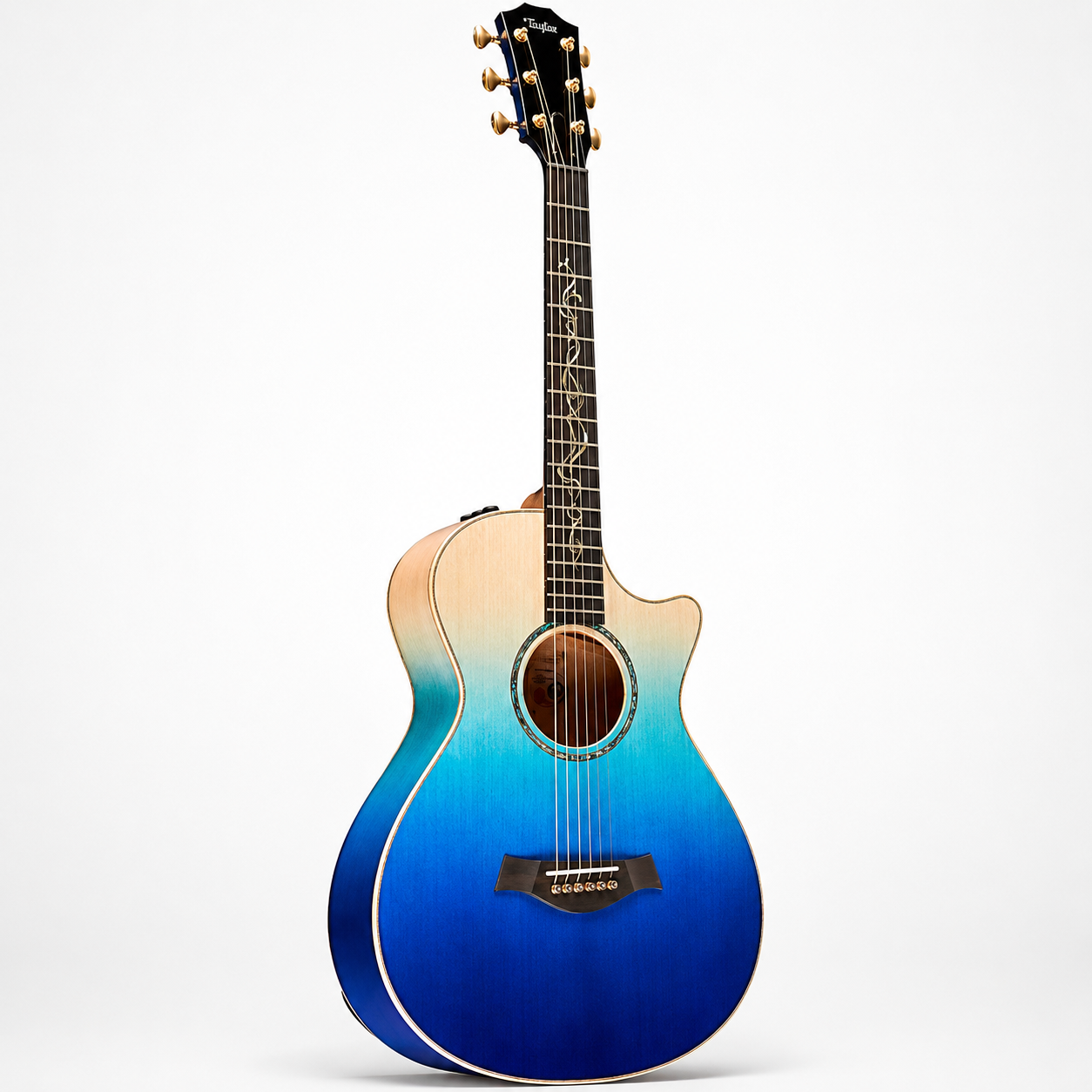 Taylor CTM GA Ombre Blue Acoustic Guitar With Premium Case