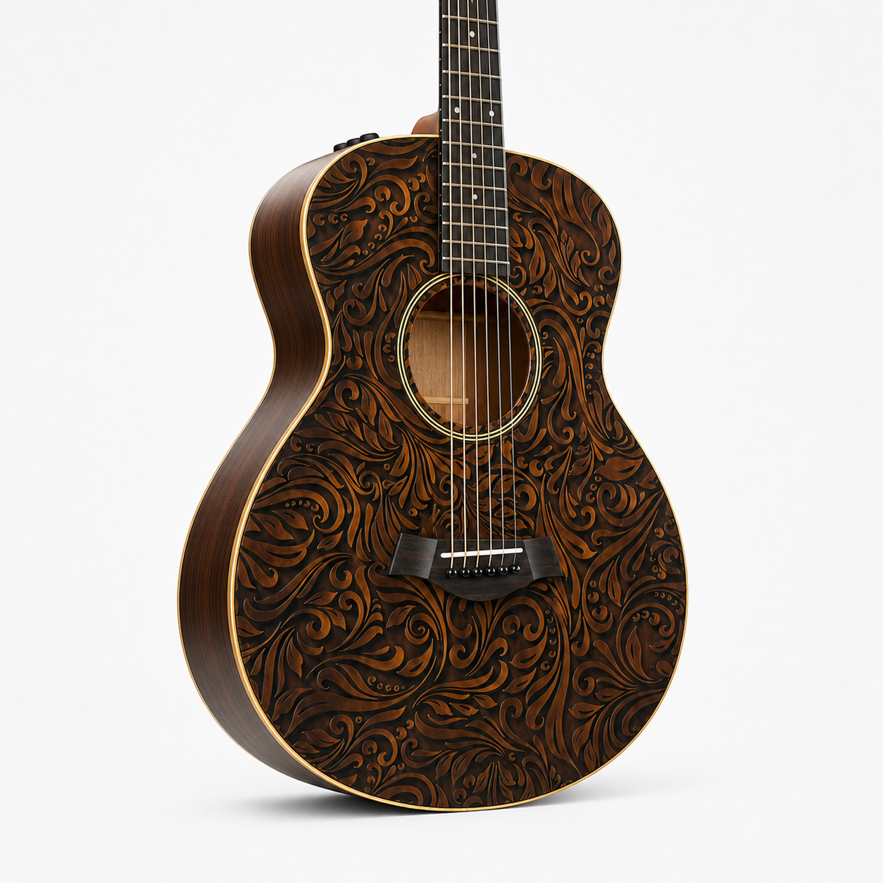 Taylor GS Mini-e Special Edition Paisley Burst | Mini Electroacoustic Guitar | S/N 2202055285