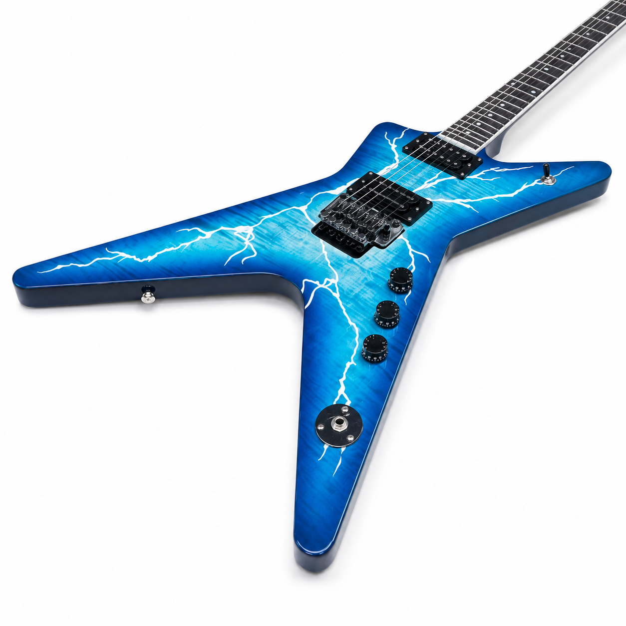 Guitarra Elétrica 6 Cordas com Humbucker de Alta Saída – Heavy Metal