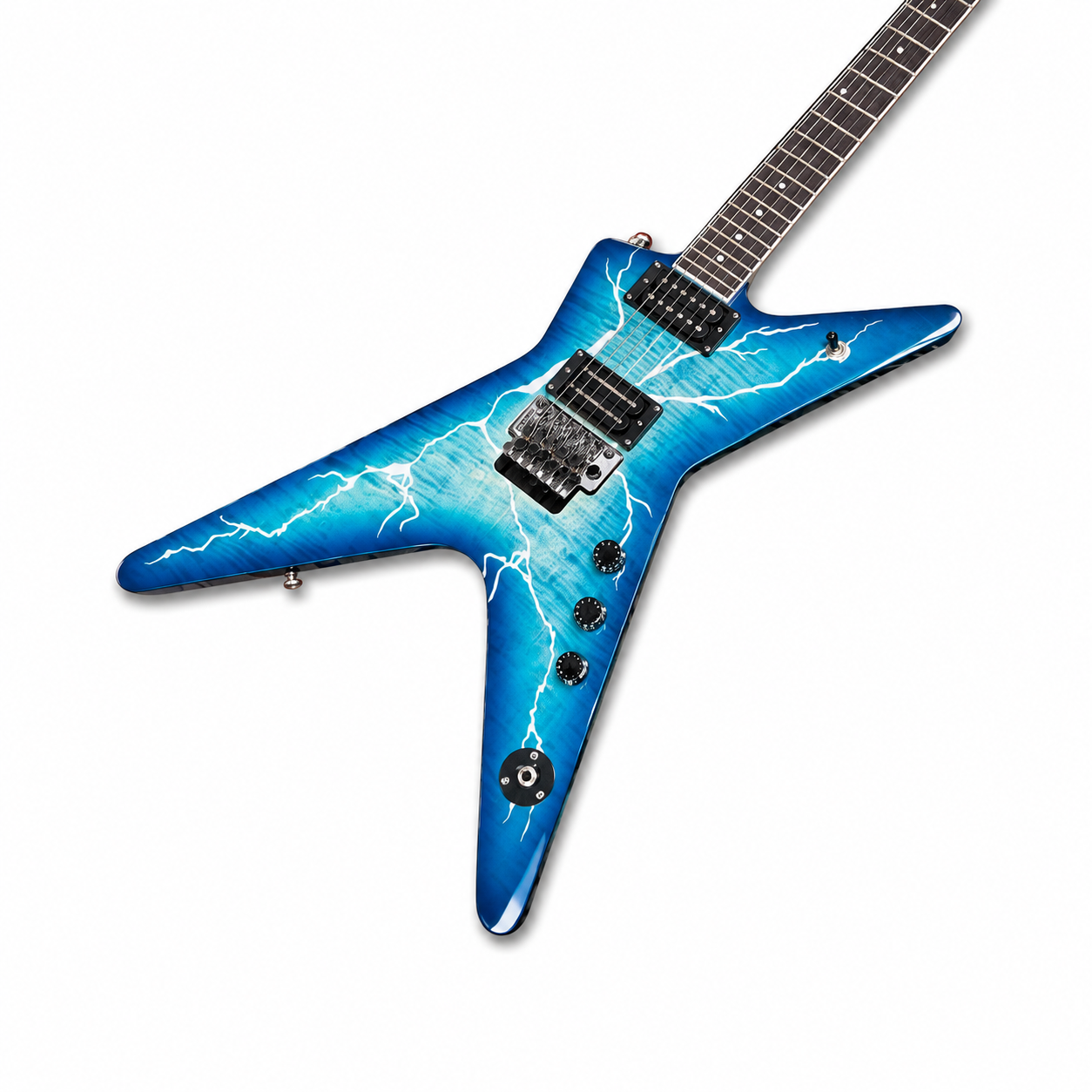 Guitarra Elétrica 6 Cordas com Humbucker de Alta Saída – Heavy Metal