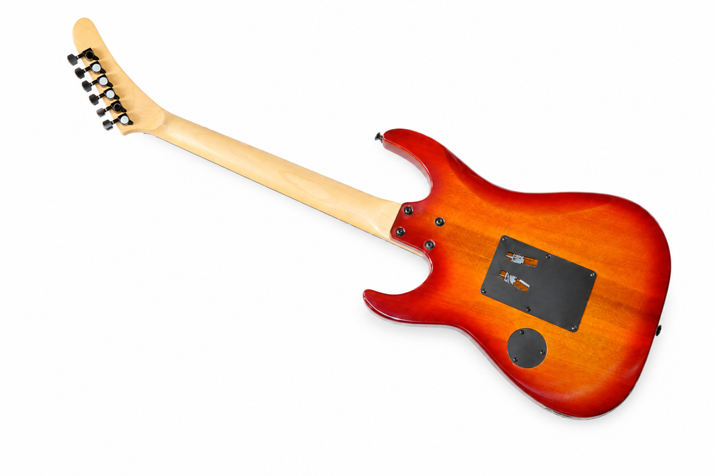 6-String Electric Guitar – Black Hardware, Rosewood Fretboard, Fully Customizable