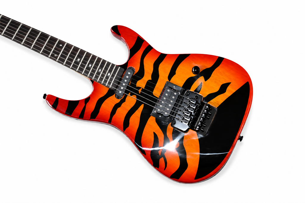 6-String Electric Guitar – Black Hardware, Rosewood Fretboard, Fully Customizable
