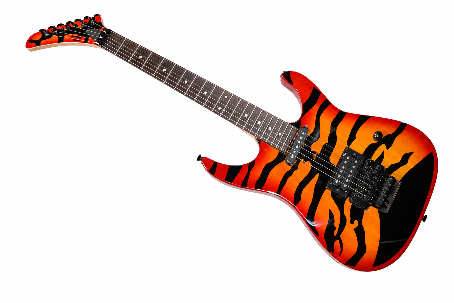 6-String Electric Guitar – Black Hardware, Rosewood Fretboard, Fully Customizable