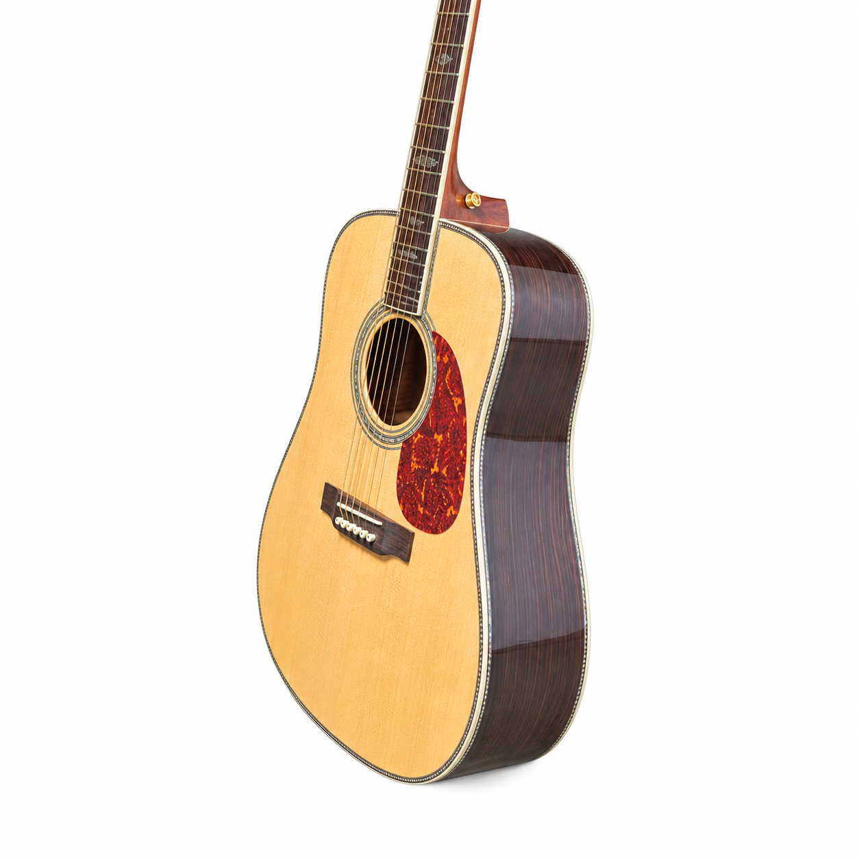 41" Dreadnought Acoustic-Electric Guitar | Solid Spruce Top | D45 Series | Built-in EQ & Chromatic Tuner