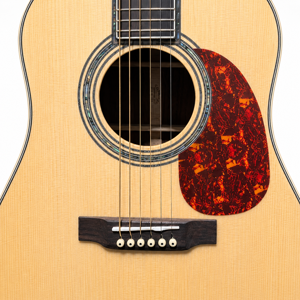 41" Dreadnought Acoustic-Electric Guitar | Solid Spruce Top | D45 Series | Built-in EQ & Chromatic Tuner