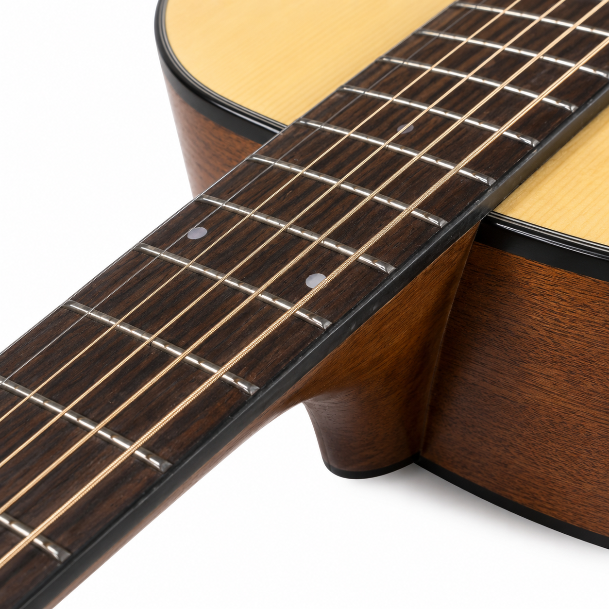 Caraya 36 Inch Folk Acoustic Guitar for Beginners, Kids & Students, Spruce Top Mahogany Body Practice Guitar
