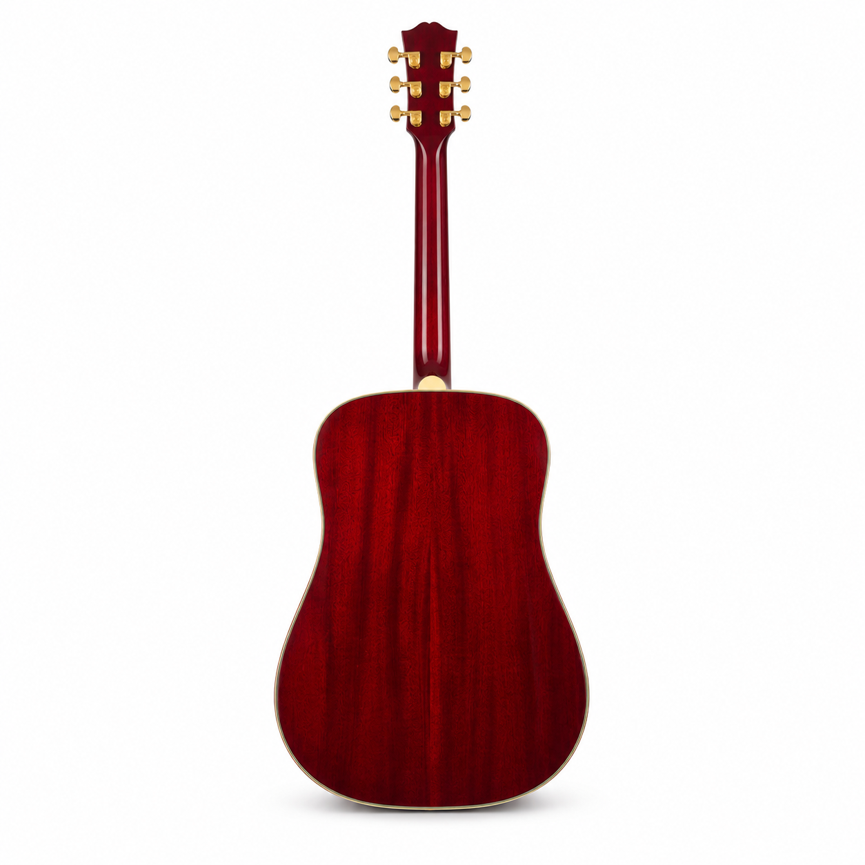 Bird Series 41 Inch Solid Top Acoustic Guitar, Glossy Picea Asperata Body with Mahogany Back and Custom Pickguard