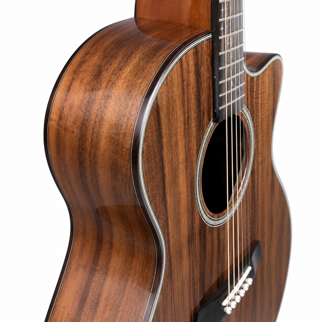 41-Inch Acoustic Guitar – Solid Top, 24 Frets, Deep Brown Natural Wood Finish, Rich & Mellow Tone – Special Edition for Beginners & Beyond