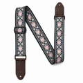 Embroidered Adjustable Guitar Strap for Acoustic, Electric & Bass
