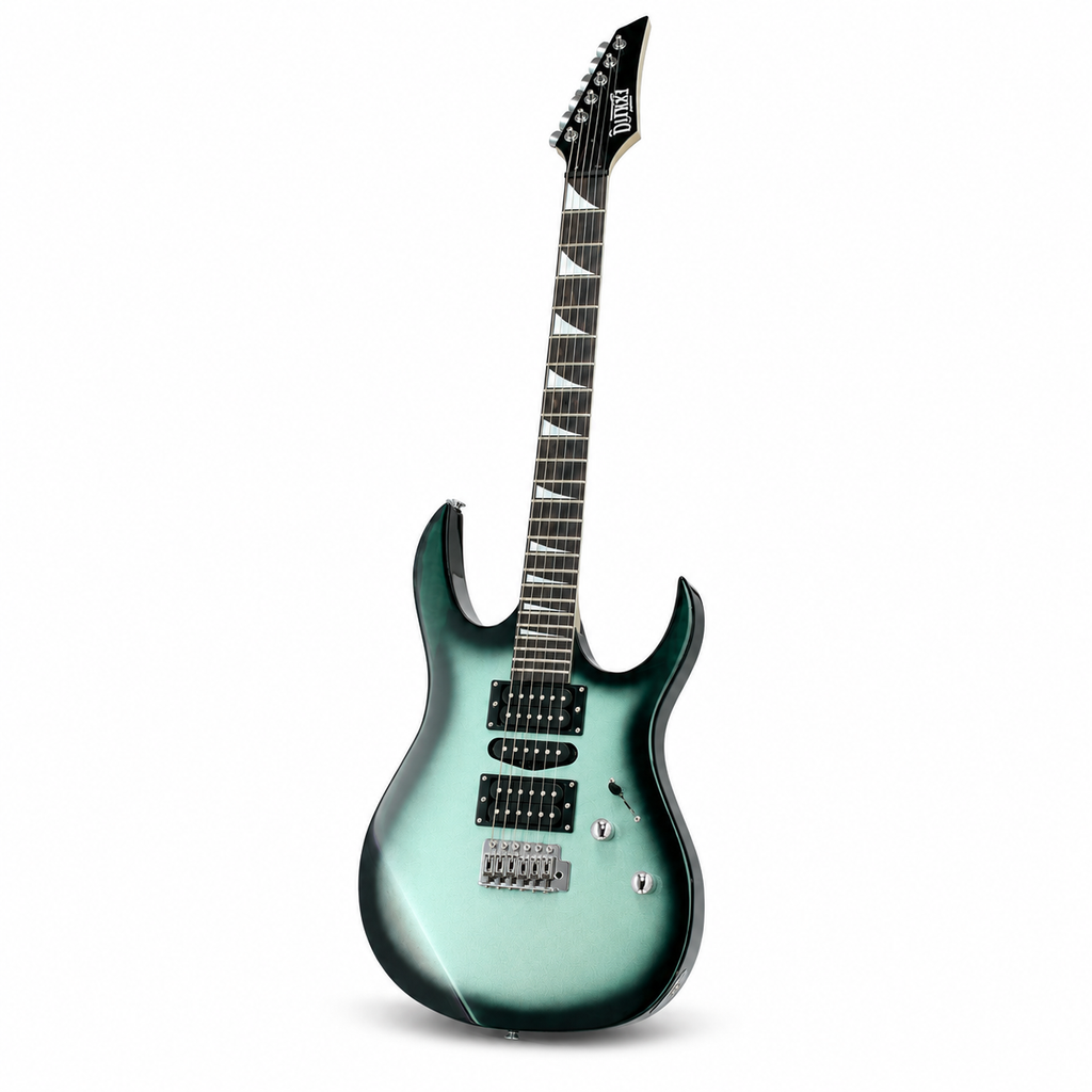 Black Circle Silver 170 Electric Guitar | Classic Performance Practice Guitar