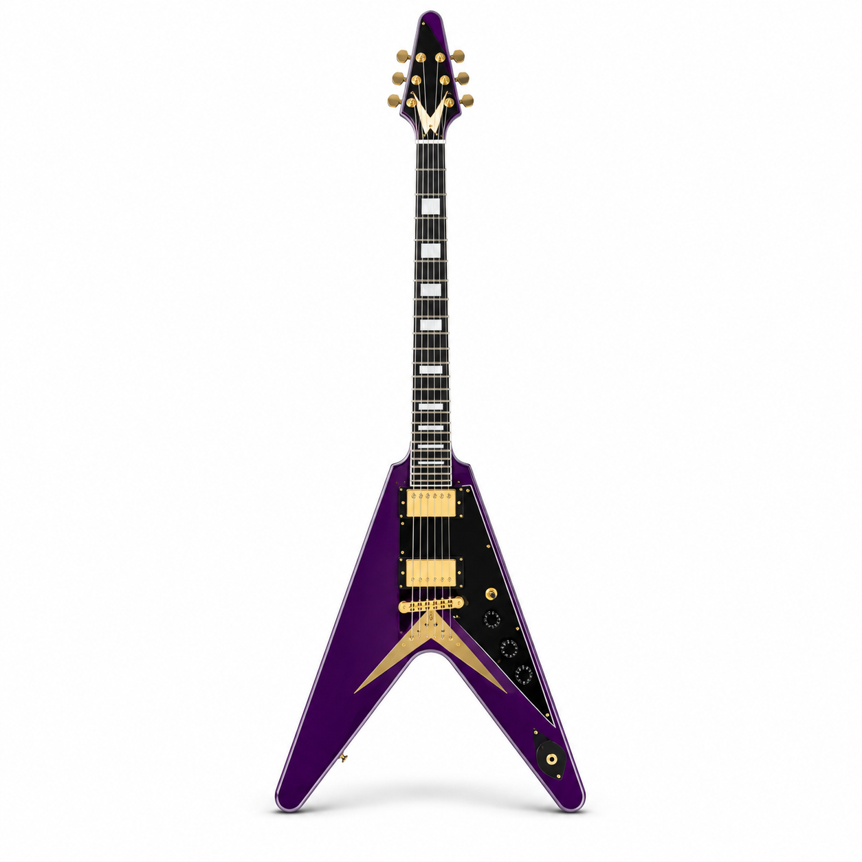 Purple Fork-Shaped Electric Guitar | Irregular Body Design with Premium Sound