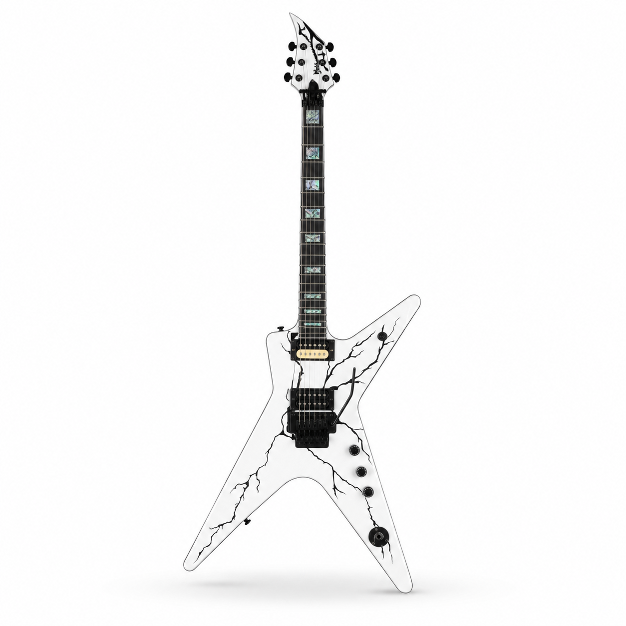 Colorful Inlay 6-String Electric Guitar | Rosewood Fretboard Stage Performance Guitar