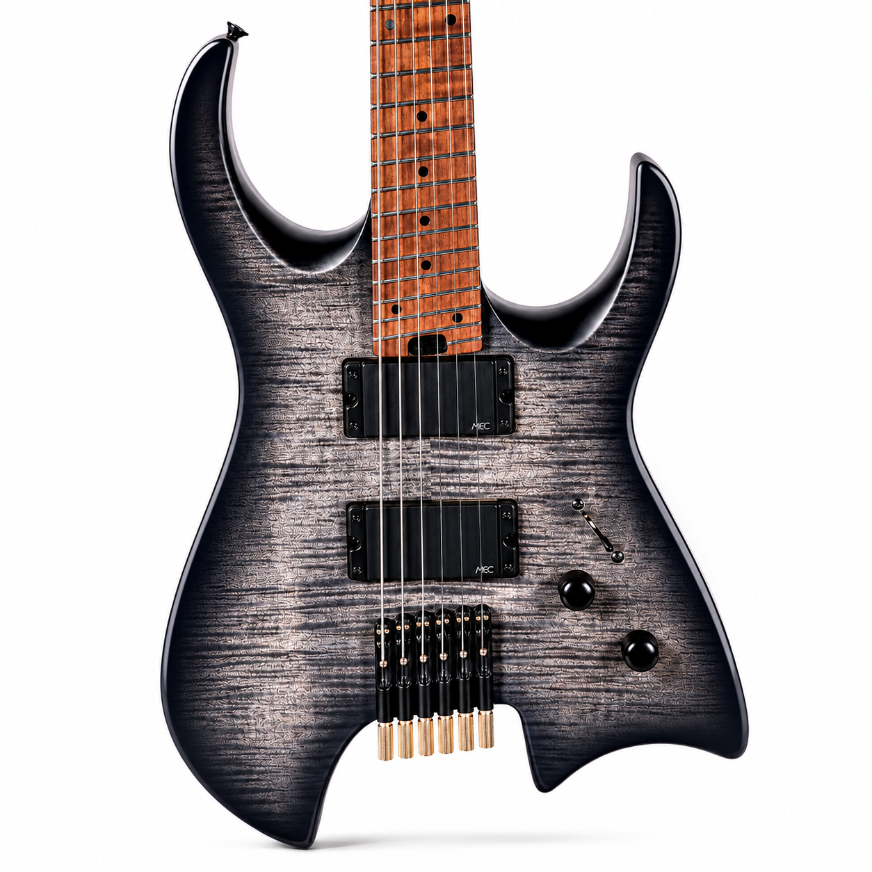 Headless Electric Guitar – Swamp Ash & Mahogany Body