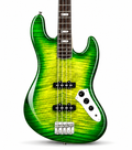 Hardluck Kings J Bass – Lemon Lime Burst with Hard Case