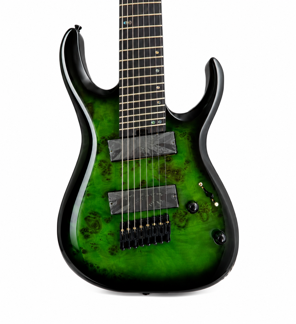 8-String Oblique Electric Guitar – Modern Extended Range Design