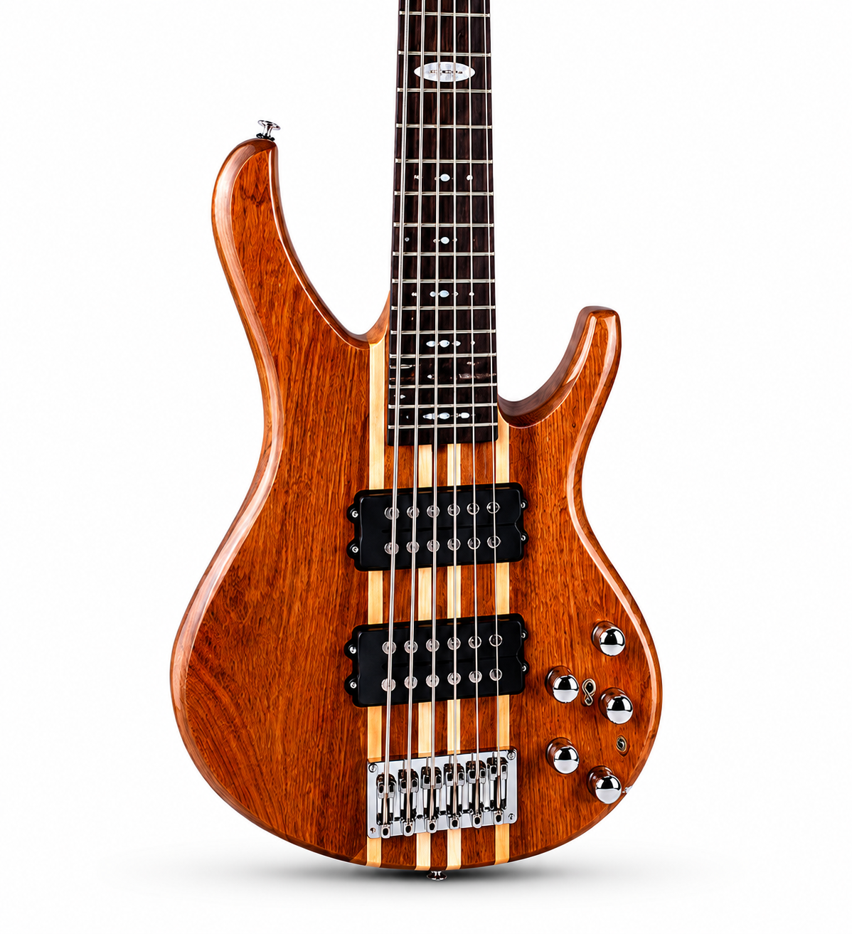 5-String Active Electric Bass – Neck-Through Body