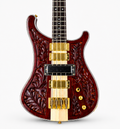 4003-Style Carved Electric Bass – Brown Finish